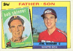 1985 Topps Baseball Cards      139     Joel/Bob Skinner FS